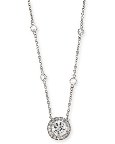 Fantasia by Deserio Cubic Zirconia By-The-Yard Pendant Necklace - White