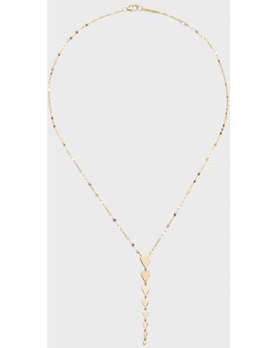 Lana Jewelry Graduating Heart Necklace - White