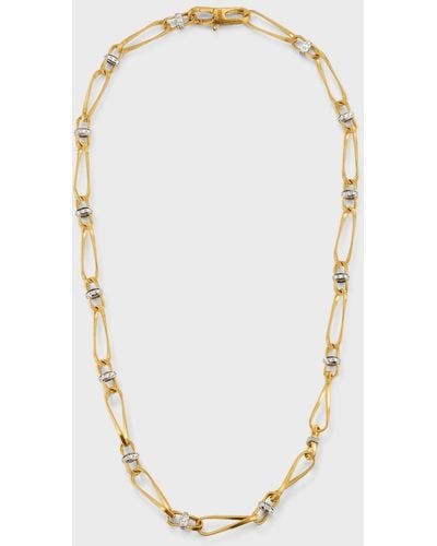 Marco Bicego 18k Yellow Gold Marrakech Onde Single Link Necklace - Multicolor