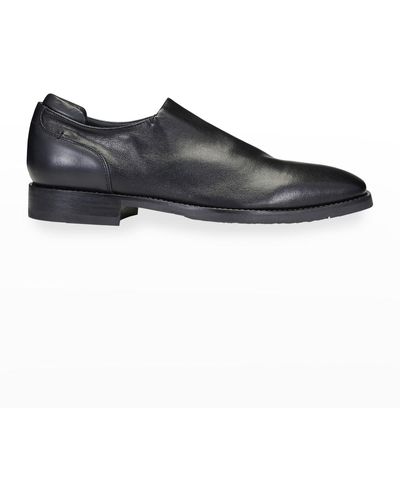 Donald J Pliner Stretch Napa Slip-On Dress Shoes - Black