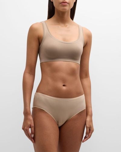Hanro Touch Feeling Crop Top - Brown