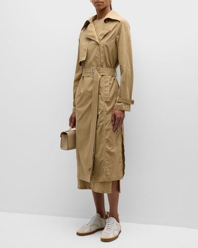 Twp Last Night Belted Trench Coat - Natural