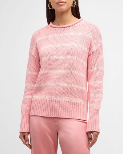 La Ligne Marina Striped Sweater - Pink