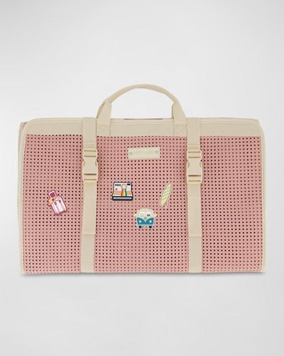 Light+Nine Kid's Tri-fold Garment Bag - Pink