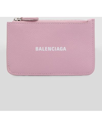 Balenciaga Cash Large Long Coin And Card Holder - Pink