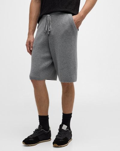 ATM Wool-Blend Sweat Shorts - Gray