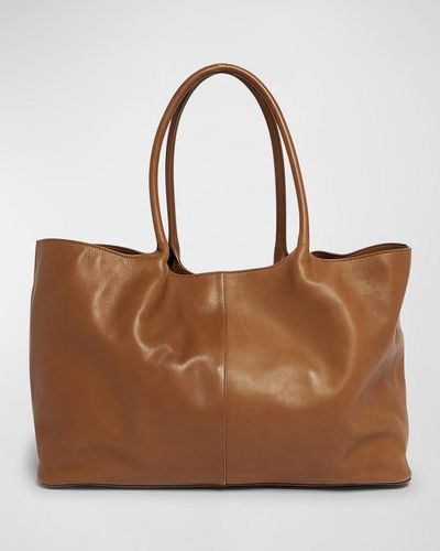 Gabriela Hearst Mcewan Leather Tote Bag - Brown