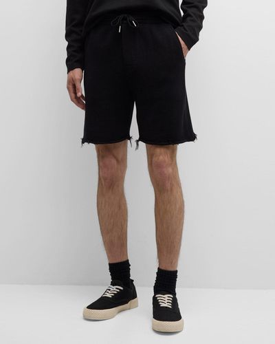 SER.O.YA Chris Cotton Knit Shorts - Black