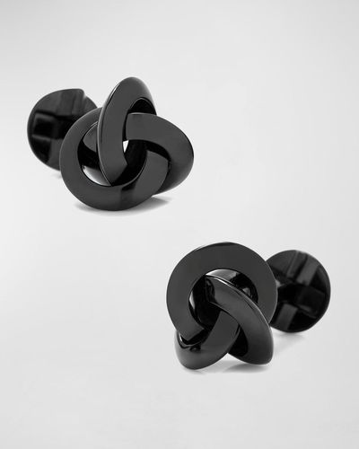 Cufflinks Inc. Sterling Knot Cufflinks - Black