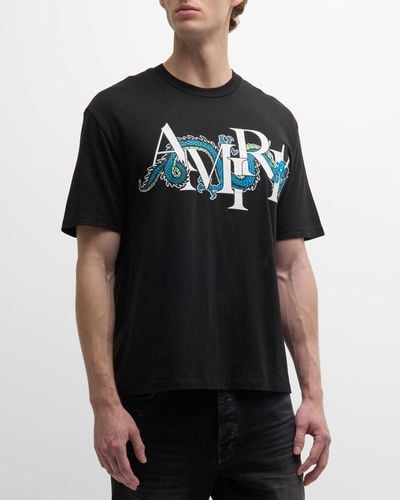 Amiri Dragon Logo T-Shirt - Black
