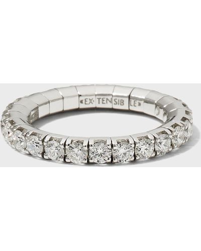 EXTENSIBLE Stretch Diamond Ring, 1.68Tcw - Metallic