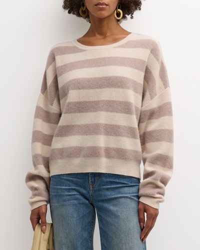 Xirena Coco Striped Cashmere Sweater - Natural