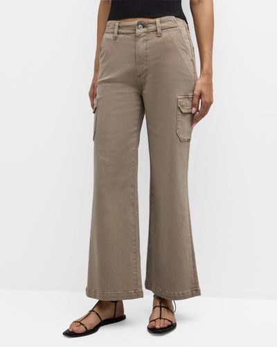 PAIGE Carly Cargo Pants - Natural