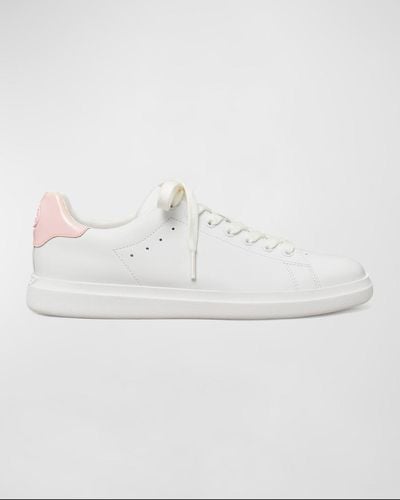 Tory Burch Howell Low-Top Leather Court Sneakers - White
