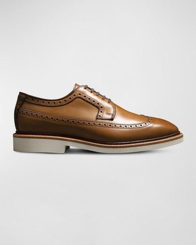 Allen Edmonds William Wingtip Leather Derby Shoes - Brown