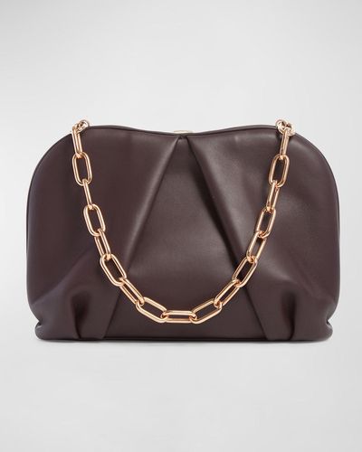 Gabriela Hearst Taylor Leather Clutch Bag - Brown