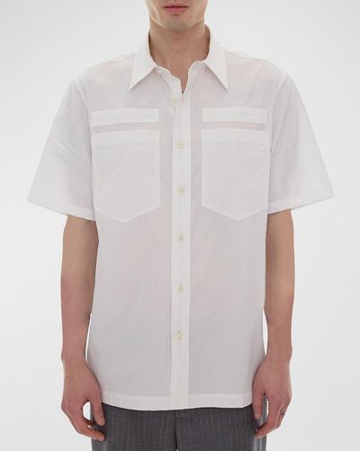 Helmut Lang Utility Button-Down Shirt - White