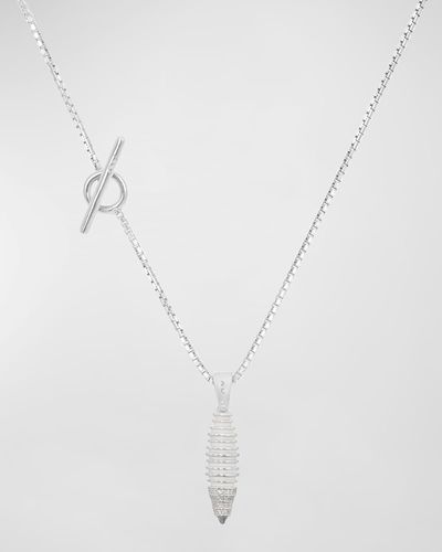 Marco Dal Maso Acies Cocoon Triple Pendant Necklace - White