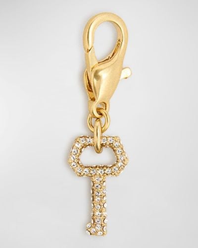 Golden Goose Key Crystal Charm - Metallic
