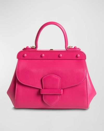 Franzi Margherita Small Leather Top-handle Bag - Pink