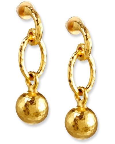 Gurhan Balloon Drop Ball Earrings In 24k Gold - Metallic