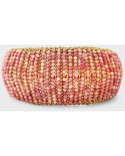 Gas Bijoux Izzia Manch Bracelet - Pink