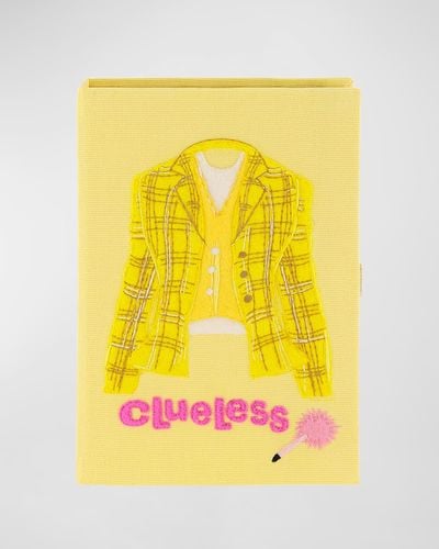 Olympia Le-Tan Clueless Book Clutch Bag - Yellow