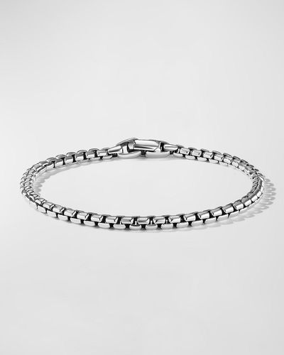 David Yurman 4Mm Box Chain Bracelet - Metallic