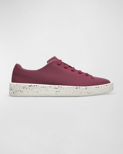 Camper Courb Nylon Speckled Low-Top Sneakers - Purple