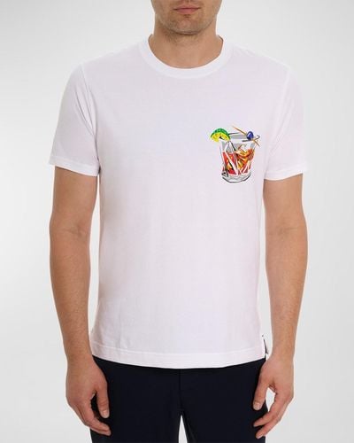 Robert Graham Serendipity Graphic T-Shirt - White