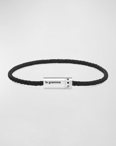 Le Gramme Nato Polyester Cable Bracelet - Multicolor