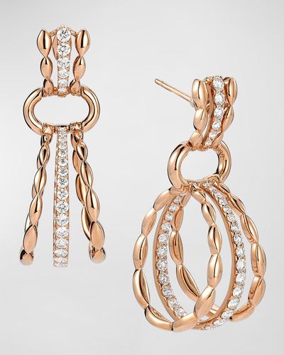 Etho Maria My Etho 18K Rose Diamond Earrings - Metallic