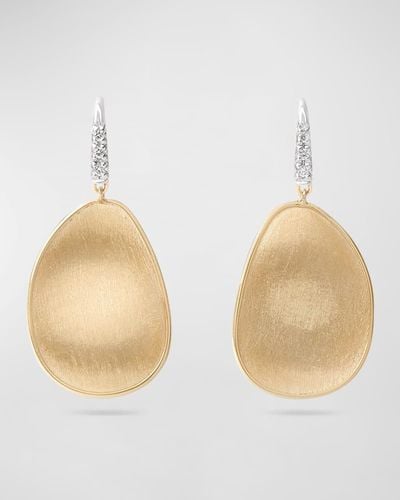 Marco Bicego Lunaria Drop Earrings With Diamonds - Natural