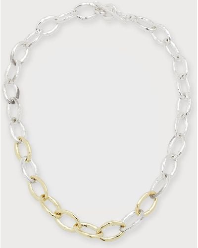 Ippolita Bastille Link Chain Necklace In Chimera - White
