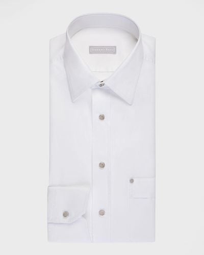 Stefano Ricci Cotton Sport Shirt - White