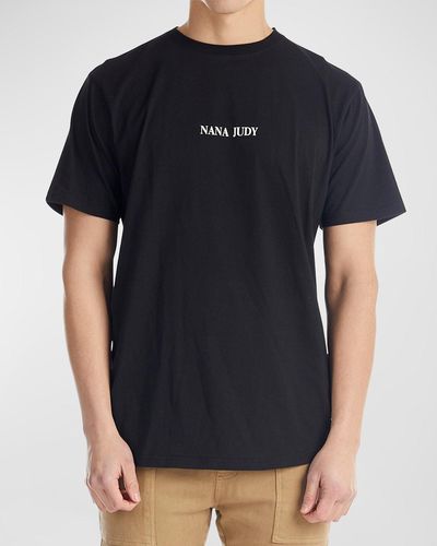NANA JUDY Avenue Logo T-shirt - Black