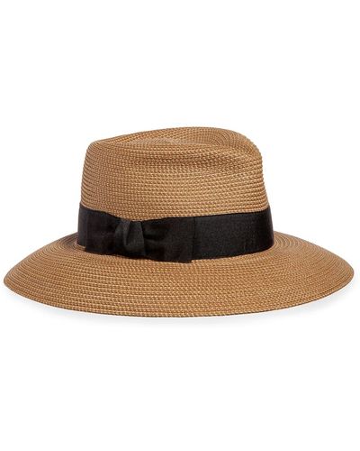 Eric Javits Phoenix Woven Boater Hat, Natural - Brown