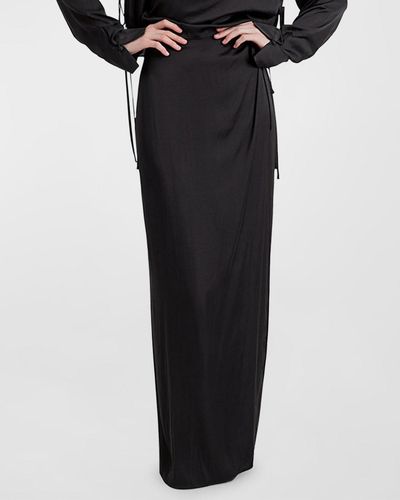 Solid & Striped X Sofia Richie Grainge The Leau Maxi Skirt - Black