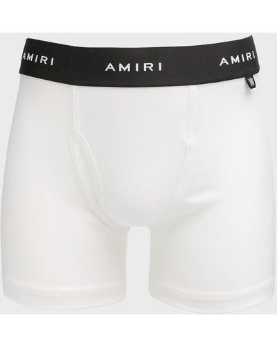 Amiri Logo Band Boxer Briefs - White