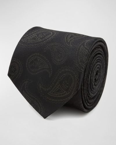 Cufflinks Inc. Star Wars Darth Vader Paisley Silk Tie - Black
