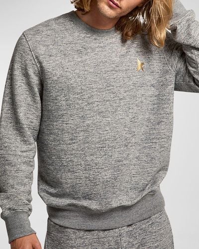 Golden Goose Star Cotton-stretch Sweatshirt - Gray