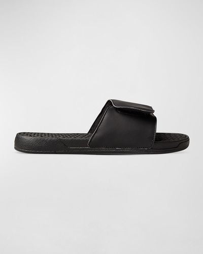 iSlide Nba Hardwood Classics Toronto Raptors Slide Sandals - Black