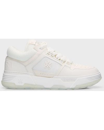Amiri Ma-1 Mesh Bicolor High-Top Sneakers - White