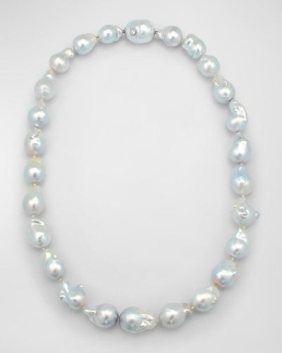Margot McKinney Jewelry Baroque South Sea Pearl Necklace - White