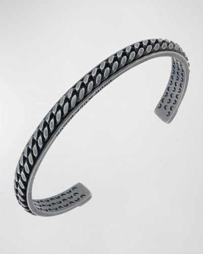 Marco Dal Maso Lash Chain Kick Cuff Bracelet - Metallic