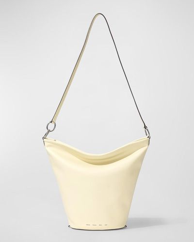 Proenza Schouler Spring Leather Bucket Bag - Natural