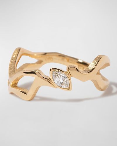 Milamore Kintsugi Single Diamond Ring Ii - Natural
