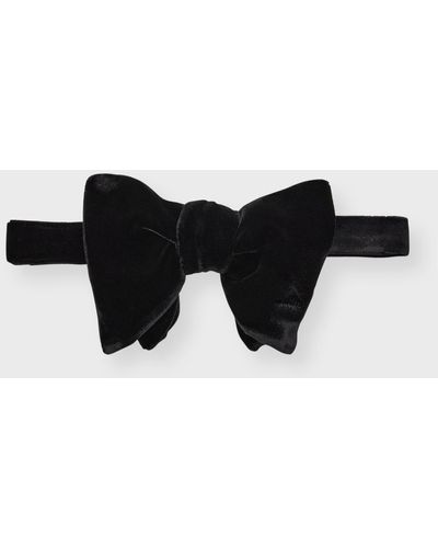 Tom Ford Velvet Bow Tie - Black