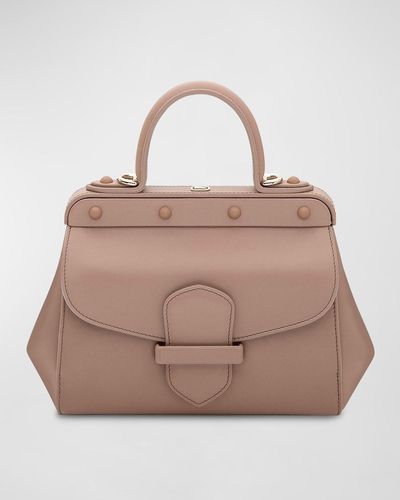 Franzi Margherita Calf Leather Crossbody Bag - Pink