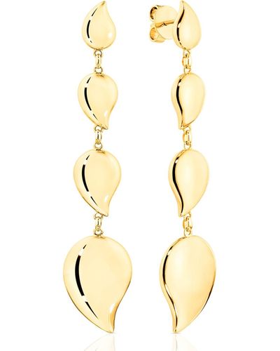 Tamara Comolli Signature Wave 18k Yellow Gold 4-drop Earrings - Metallic